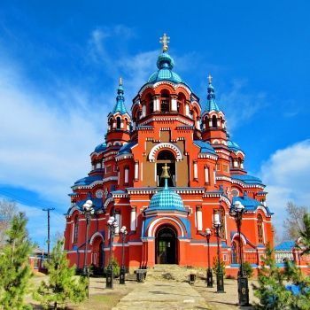 Казанская церковь, Иркутск, Россия.
