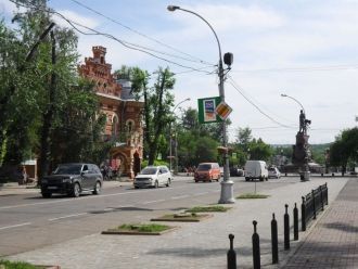 Улицы города Иркутск.
