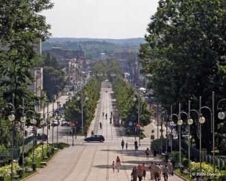 Улицы города Ченстохова, Польша.