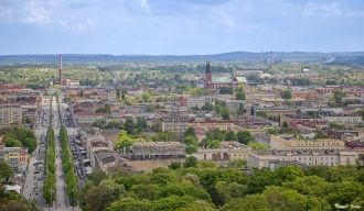 Вид на город Ченстохова.