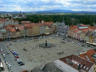 Главная площадь Ческе-Будеевице названа 