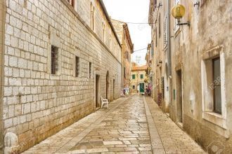 На улице города Пореч.