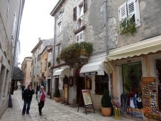 На улице города Пореч.