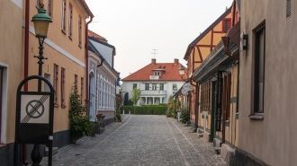 Фото улиц города. Швеция. Истад.