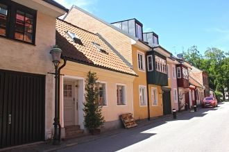 Обзор улиц шведского города Истад.