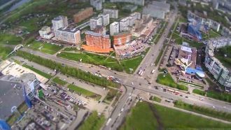 Город Кемерово, Россия.