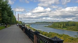 Набережная Кемерово.