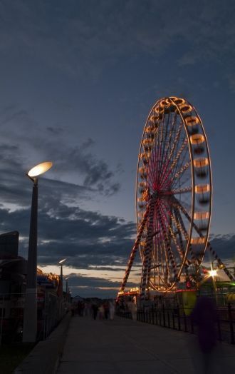 Колесо обозрения.