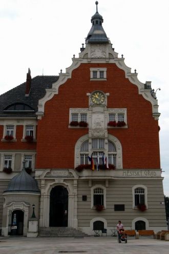 Годонин - ратуша в стиле нюрнбергский мо