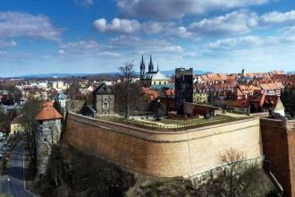 Вид на Хеб с высоты.