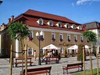 Жители и гости города Еленя-Гура.