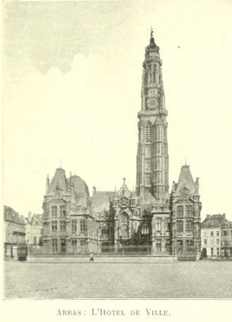 Ретро фото города Аррас.