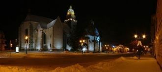 Зимняя ночь в Скалице