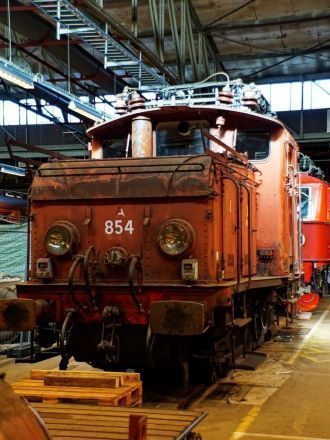 Музей железных дорог,Евле.