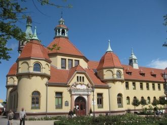 Самая красивая лечебница Сопота.