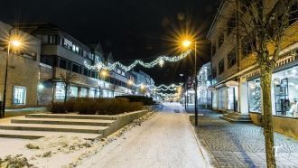 Улицы в рождественском убранстве. Конгсб