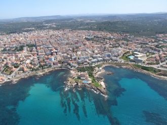 Альгеро с высоты.