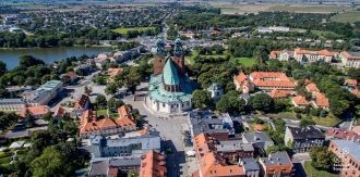 Гнезно, съемка с воздуха