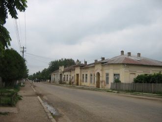 На улице города Ботошани.