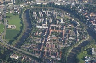 Леобен с высоты.