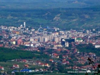 Панорама города Залэу.