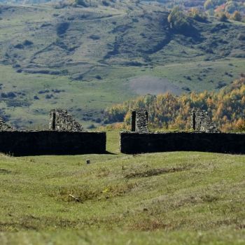 Руины древнего поселения Пролиссум. Поро