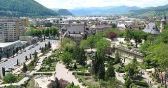 Пьятра-Нямц с высоты птичьего полета.