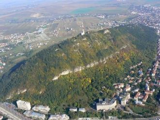 Панорама города Пьятра-Нямц с высоты.