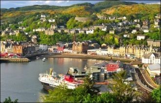 Гринок с высоты.