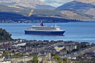 Живописные виды города Гринок.