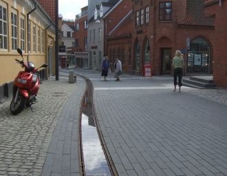 Одна из улиц Скиве.