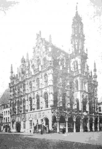 Город Ауденарде в прошлом.