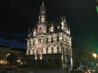 Ратуша&nbsp;Ауденарде&nbsp;ночью.