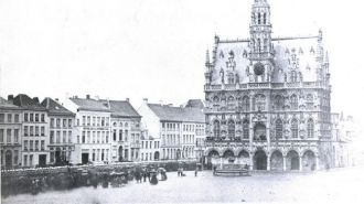 Город Ауденарде в прошлом.