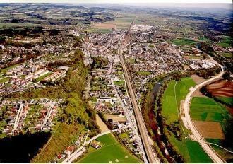 Амштеттен с высоты.