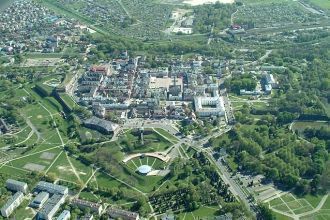 Замосць, съемка с воздуха