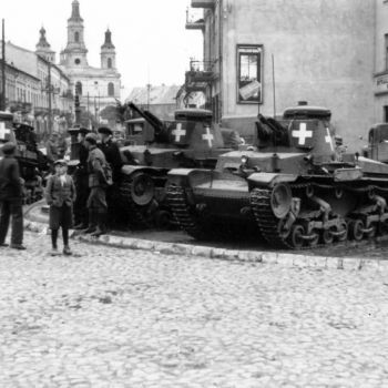 анки Panzer 35t в Радоме, Польша, 1939 г