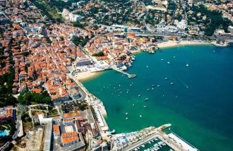 Кашкайш, Португалия. Вид с высоты.