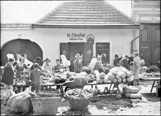 Город Ружомберок в прошлом.