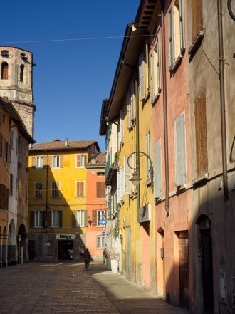 Улочки старого города Реджо-нель-Эмилия.