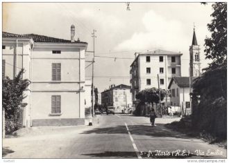 Ретро фото города Реджо-нель-Эмилия.