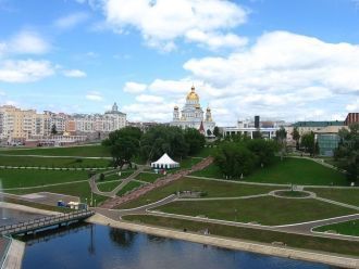 Фото Саранска с высоты.