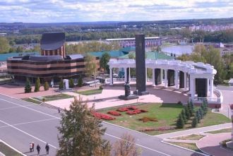 Саранск с высоты птичьего полета.