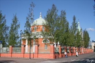 В городе Хамина.