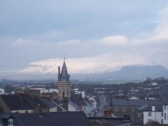 Слайго. Ирландия. Вид на город.