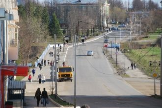 Улица Смышляева в Лысьве.