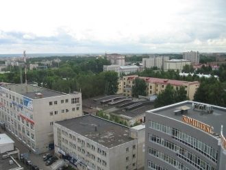 Фото Сыктывкара с высоты.