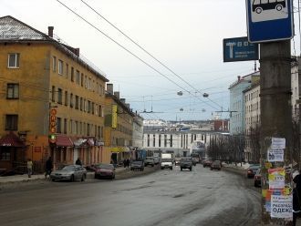 Улицы города Мурманск.