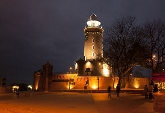 Ночной Колобжег.