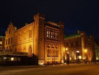 Ночной Колобжег.